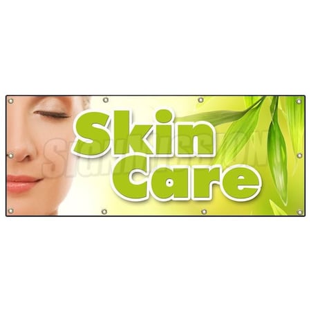 Signmission SKIN CARE BANNER SIGN esthetician spa massage salon dermatologist B-96 Skin Care